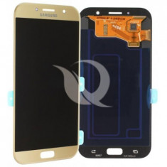 Lcd, samsung galaxy a7 (2017) a720, gold, oem foto