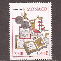 Monaco 2001 - Expoziția de cărți poștale, monede și timbre, Fontvielle, MNH