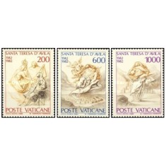 Vatican 1982 - 400th Saintress Theresia of Avila, serie neuzata