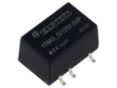 Convertor DC/DC 1W 12V 83mA GAPTEC Electronic, Intrare 10,8-13,2VDC