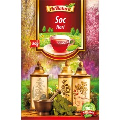 Ceai soc flori 50gr adserv
