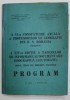 A VI -A CONSFATUIRE ANUALA A PROFESORILOR DE GEOGRAFIE DIN R.S. ROMANIA ( CRAIOVA ) - PROGRAM ,. 20 IULIE - 2 AUGUST 1973