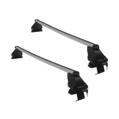 Set bare transversale portbagaj din aluminiu marca Twinny Load TL A40, kit complet cu bare, suporti si antifurt cu cheie, Alfa Romeo 147 937 2000-2010
