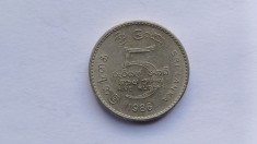 Sri Lanka -5 Rupees 1986 foto