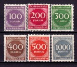 Cumpara ieftin ✅ (S42) Germania Reich 1923 &quot; Uzuale - cifra in cerc&quot; serie Michel 268/273, MH (mici sarniere )