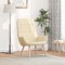 vidaXL Scaun de relaxare, crem, material textil
