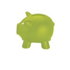 Jucarie pentru copii pusculita porcusor, verde, PVC reutilizabila, 69 x 73 x 89 mm