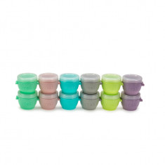 SET 12 RECIPIENTE SILICON SNAP&GO, MELII, 59 ML