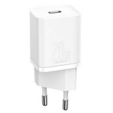 Incarcator retea Speed Mini, Quick Charge 20W, 1 x USB Type-C 5V/3.0A, alb, Baseus