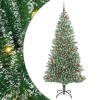 VidaXL Pom de Crăciun artificial cu zăpadă imitată și lumină LED 3396841