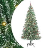 VidaXL Pom de Crăciun artificial cu zăpadă imitată și lumină LED 3396841