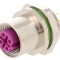 Conector soclu M12 mamă 5 pini cod B