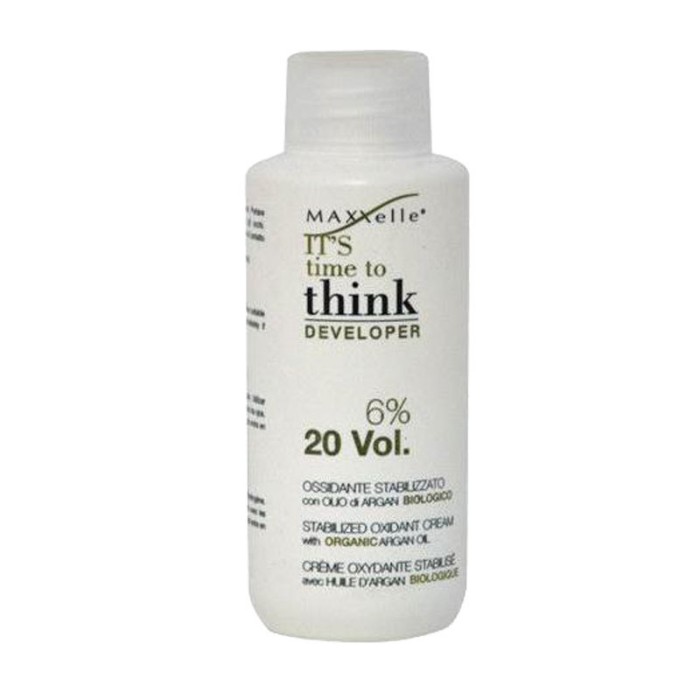 Oxidant fara amoniac 6% cu ulei de argan organic Think Maxxelle 150ml