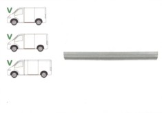 Segment reparatie panou lateral Citroen Jumper (230/244) 06.1994-08.2006, Fiat Ducato (230/244) 03.1994-09.2006, Peugeot Boxer (230/244) 06.1994-08.2