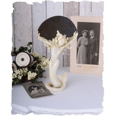 Oglinda Art Nouveau cu o femeie IS002 foto