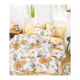 Cumpara ieftin Lenjerie de Pat Bumbac Finet cu 6 Piese Pentru Pat Dublu - SUZ70