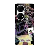 Husa compatibila cu Huawei Nova 8i model The Three jokers, Silicon, TPU, Viceversa, Transparent, Carcasa