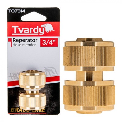 Conector reparator pentru furtun Brass Line 3 / 4&amp;quot;, Tvardy T07314 foto