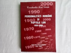 PERSONALITĂȚI ROMANE SI FAPTELE LOR, 1950-2000, VOL.V- CONSTANTIN TONI DARTU