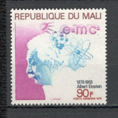 Mali.1975 Posta aeriana:20 ani moarte A.Einstein-fizician PREMIUL NOBEL DM.110