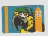 bnk card Cartele telefonice - Danemarca - KTAS - KTAS Definitive - Parrot Type 1 - Col:TDKD029Fb