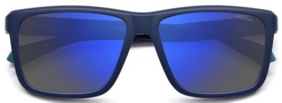 Ochelari de Soare POLAROID PLD2164/S 003 58 15, Matte Blue Eco foto