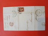 ANGLIA,1841 plic circulat Lancaster,stampilate,RARR