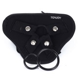Hamuri pentru dildo - ToyJoy Get Real Ham Strap-on cu Partea Frontala Mai Mare si Captusita
