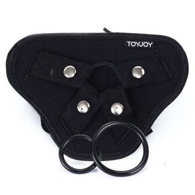 Hamuri pentru dildo - ToyJoy Get Real Ham Strap-on cu Partea Frontala Mai Mare si Captusita foto