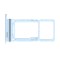 Suport SIM Samsung Galaxy A33 5G / A336 BLUE