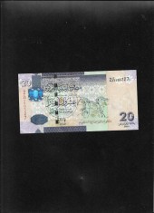 Libia Libya 20 dinari 2009 seria950327 xf-aunc