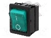 Intrerupator OFF-ON, 2 pozitii, DPST, BULGIN - C1353ATMBG3602AW