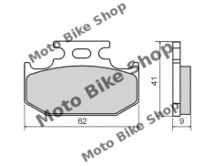 MBS Placute frana Kawasaki KX 125 &amp;#039;89-&amp;#039;95 /Suzuki RM 250 &amp;#039;89-&amp;#039;94, Cod Produs: 225101790RM foto