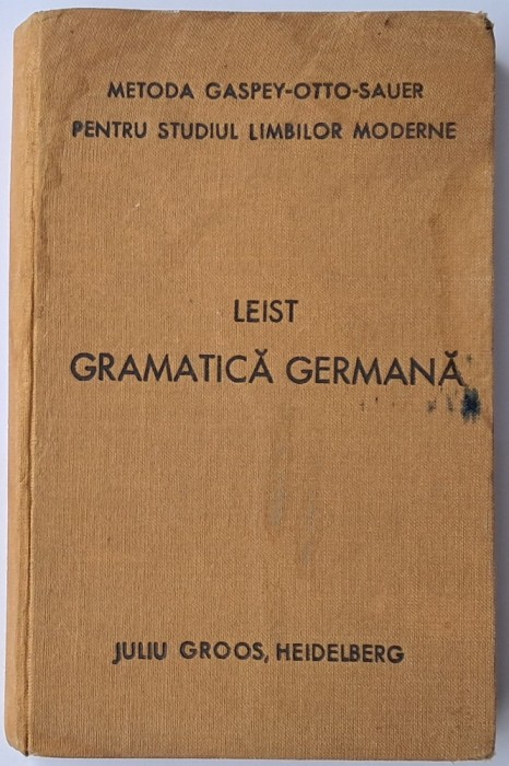 Ludovic Leist&nbsp;-&nbsp;Gramatica germana