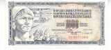 M1 - Bancnota foarte veche - Fosta Iugoslavia - 1000 dinarI - 1981