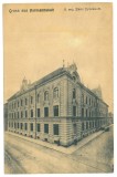 77 - SIBIU, High School, Romania - old postcard - unused