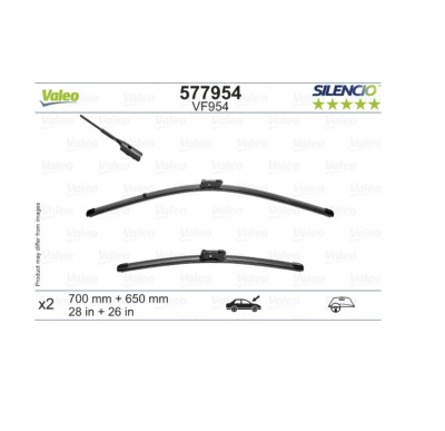 Set 2 buc. stergatoare parbriz Silencio VW CRAFTER, 02.2017-, MAN TGE, 11.2016-, 700+650 mm, foto