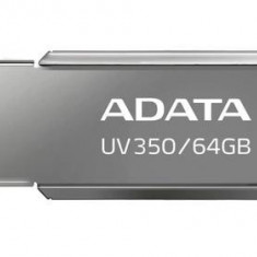 Stick USB A-DATA UV350, 64GB, USB 3.2 (Argintiu)