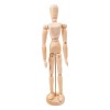 Figurina corp uman cu articulatii mobile, pe suport vertical, pentru pictura,, PLAYBOX