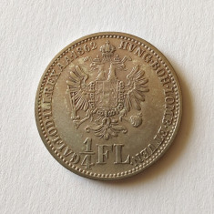 Austria - 1/4 Florin 1862 A - Argint