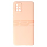 Husa Silicon Samsung Galaxy A71 Pink Sand - Calitate Superioara, Protectie Telefon