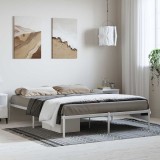 Cumpara ieftin Cadru pat metalic, alb, 150x200 cm