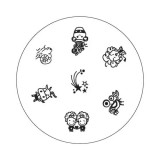 Şablon ştampilare B23 - semne ale zodiacului, INGINAILS