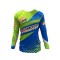 Bluza Motocross/Enduro SHR Motors albastru cu verde personalizabil