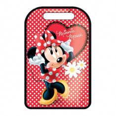 Protectie Spatar Scaun Auto Model Minnie Mouse, Impermeabil, Ideal pentru Copii foto