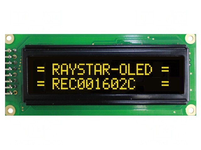 Afișaj OLED Alfanumeric 16x2 Galben 85x36x10mm