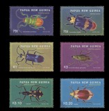 s3 - Papua si Noua Guinee 2005 - Insecte 6v.nestampilat MNH,serie completa