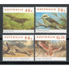 Australia 1993 Mi 1364/67 MNH, nestampilat - Animale pe cale de disparitie