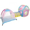 Cort Joaca Copii 3in1 Bebeking: Tunel, Casuta, Interior/Exterior, Portabil, Multicolor