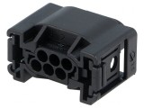 Conector Automotive MQS Mufă Mamă 6 PIN Neagră, TE Connectivity